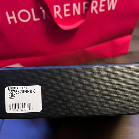 Saint Laurent Opyum Open Toe Sandal - Size 36.5 - Picture 7 of 8